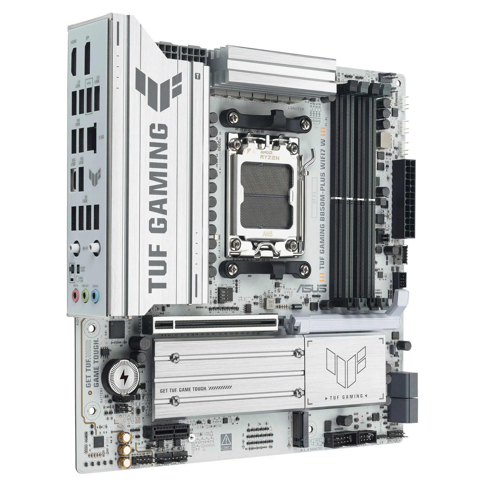 ASUS TUF GAMING B850M PLUS WIFI7 W AMD B850 Sockel AM5 micro ATX PC-Komponenten