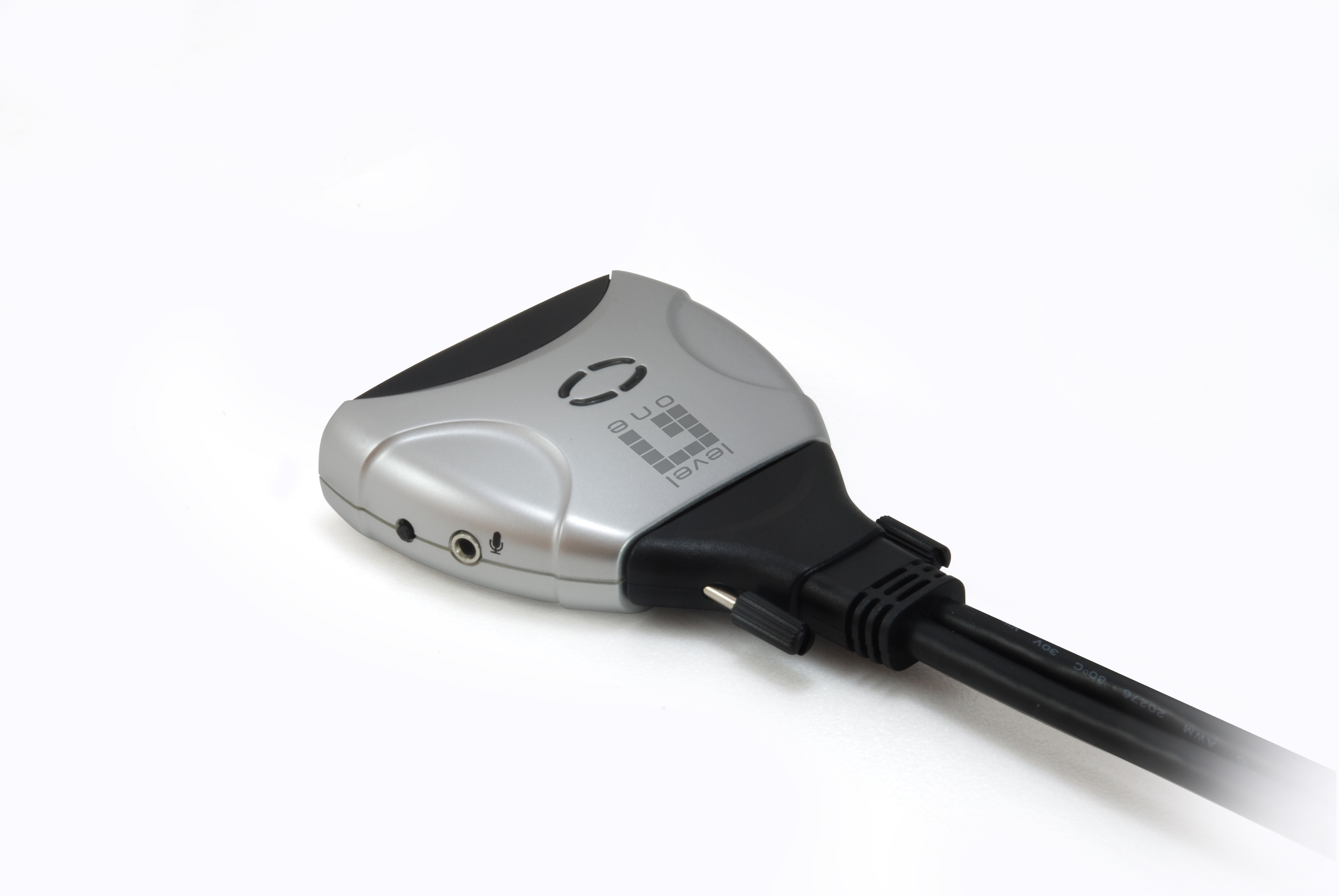 Level One KVM Switch 2x DVI USB KVM 0260 V2 mit Audio PC-Zubehoer