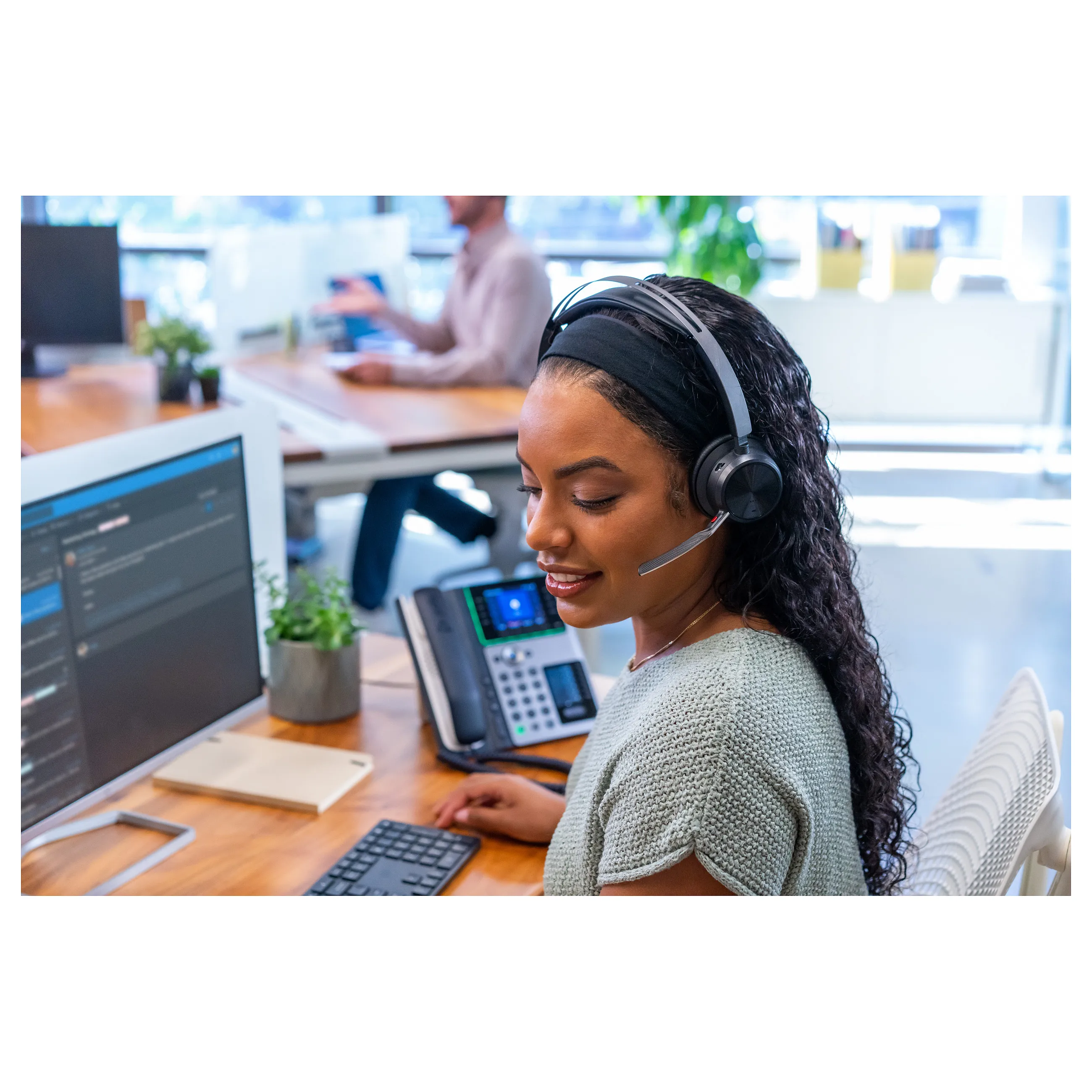 HP Poly Edge E450 IP Telefon und PoE faehig Netzwerk