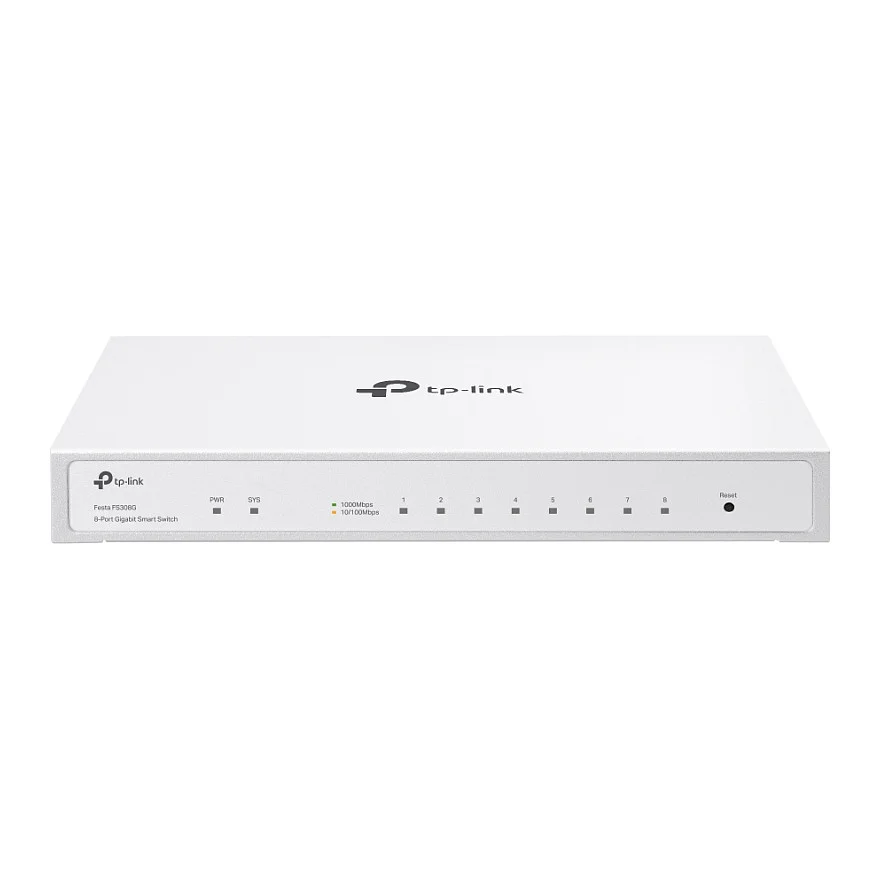 TP Link Festa FS308G Managed L2 L2  Gigabit Ethernet  10 100 1000  Power over Ethernet  PoE  Weiss Switches