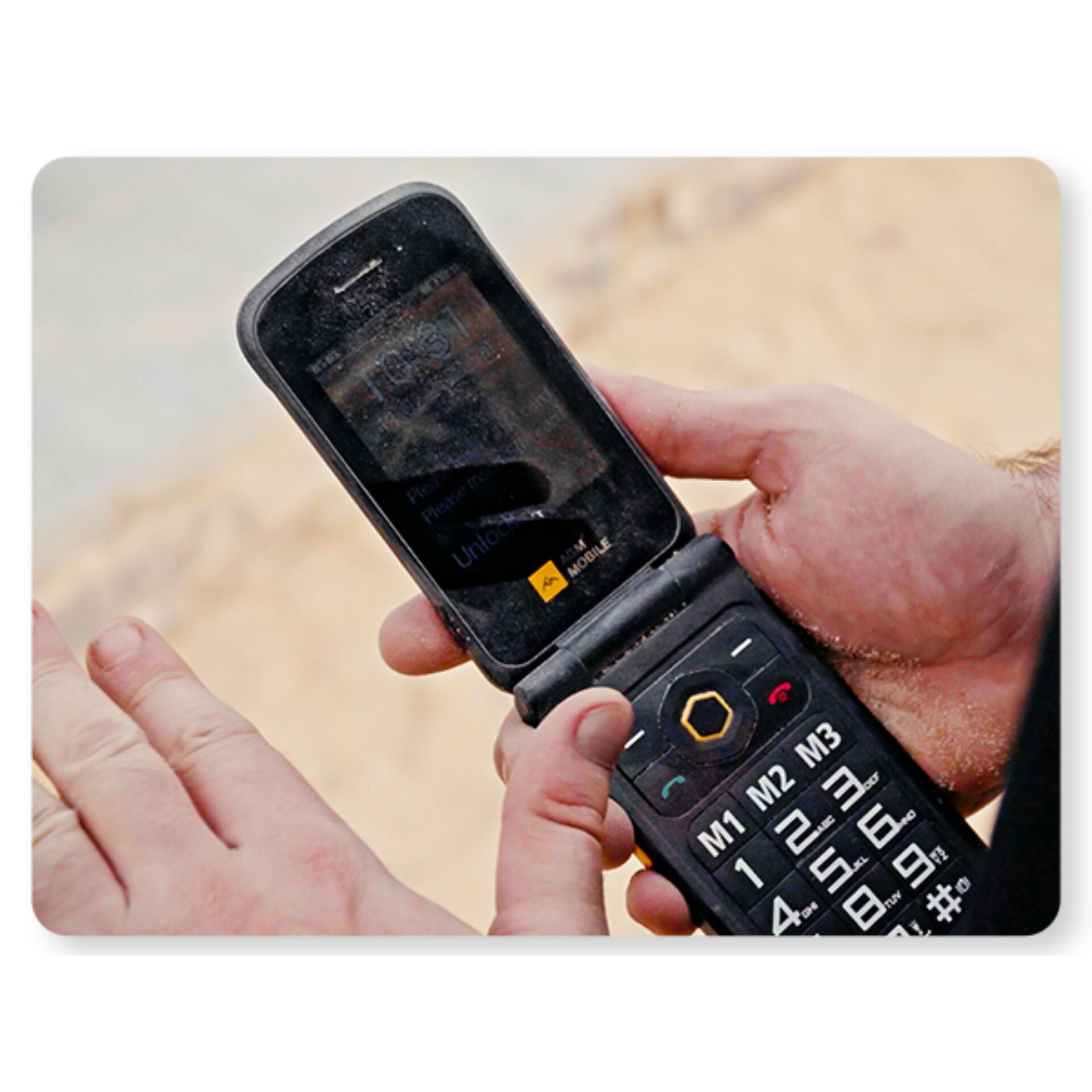AGM MOBILE M8 Klapper  4G  Rugged Smartphones