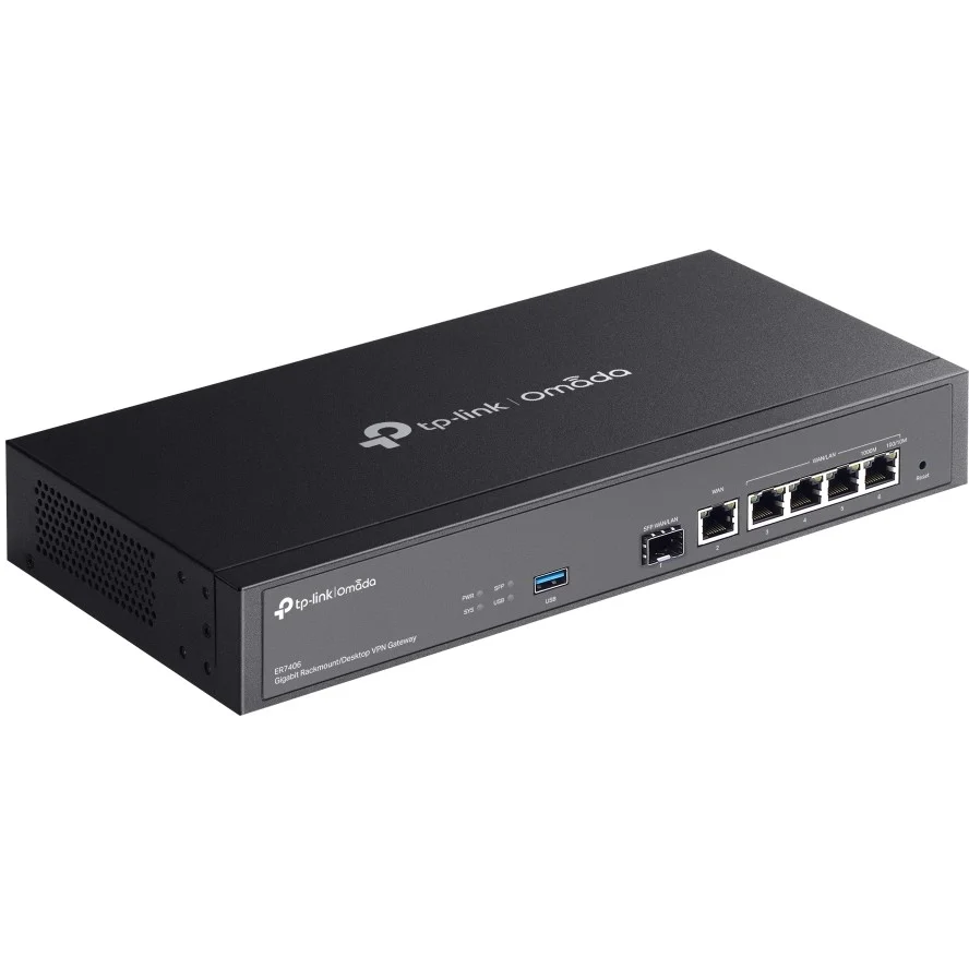 TP Link ER7406 Kabelrouter Gigabit Ethernet Schwarz Netzwerk-Kabel