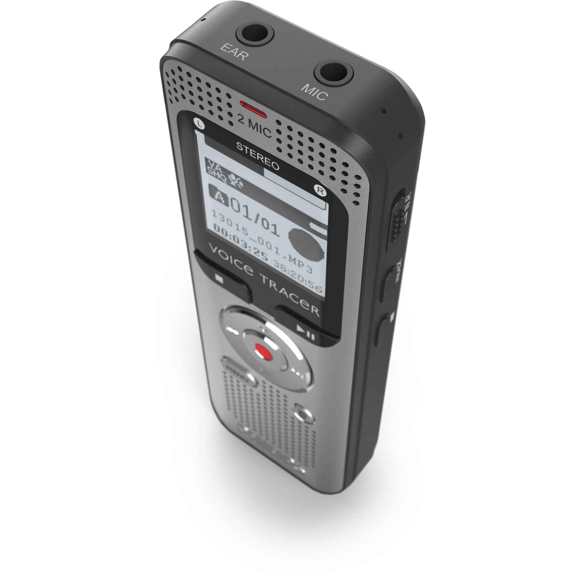 Philips Voice Tracer DVT2015 Diktiergeraet Interner Speicher   Flash Karte Silber Video & Audio