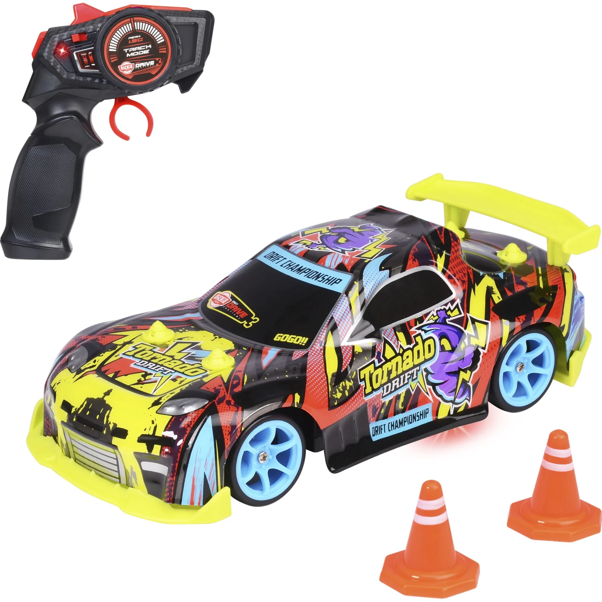 Dickie RC Tornado Drift  RTR 2 4 GHz 201104007 Elektronikspielzeug