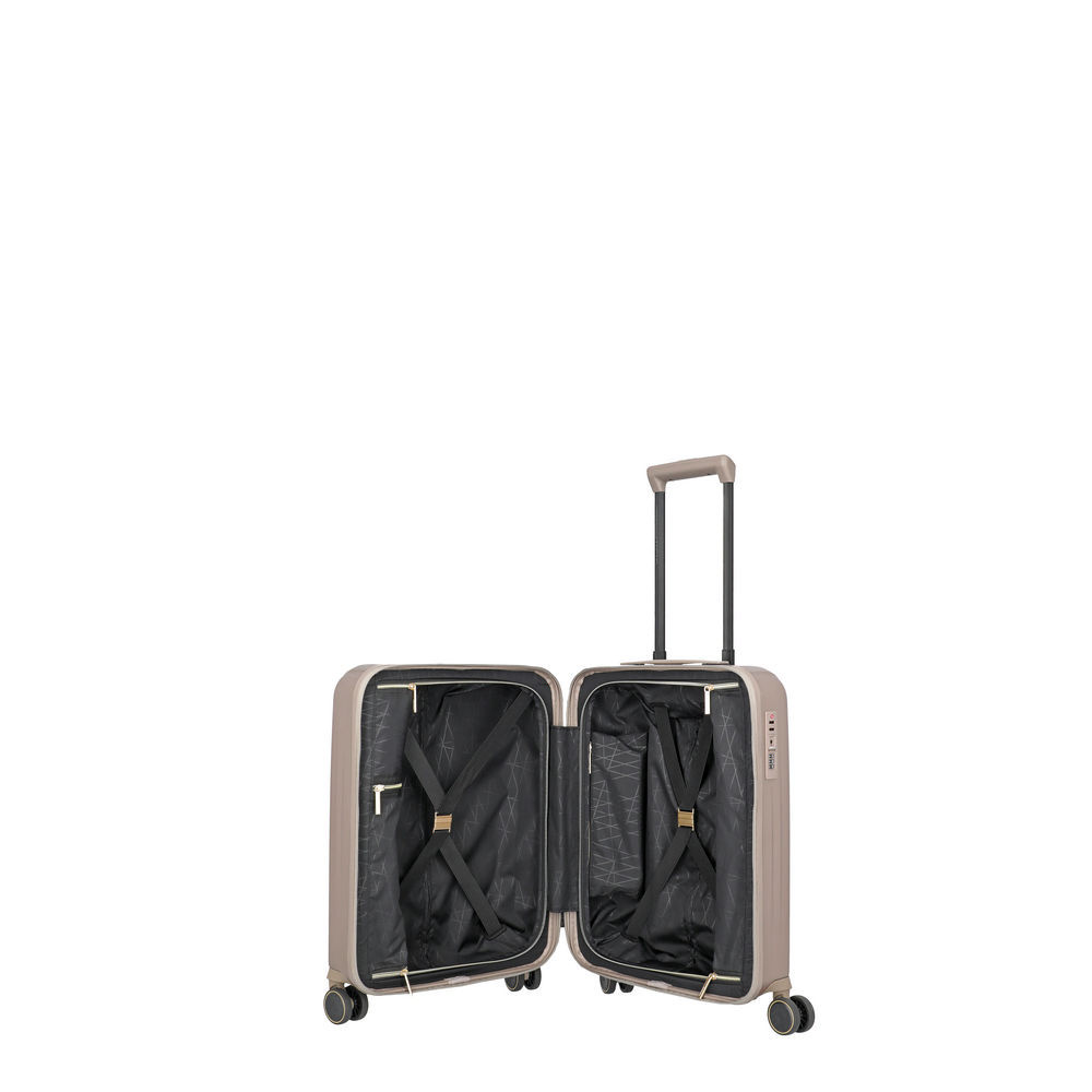 TRAVELITE 4 Rollen Bordtrolley Barbara Novelty  55cm  Satin Nude Reisegepaeck