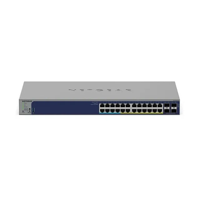 NETGEAR GS728TXUP Managed Gigabit Ethernet  10 100 1000  Power over Ethernet  PoE  1U Grau Switches