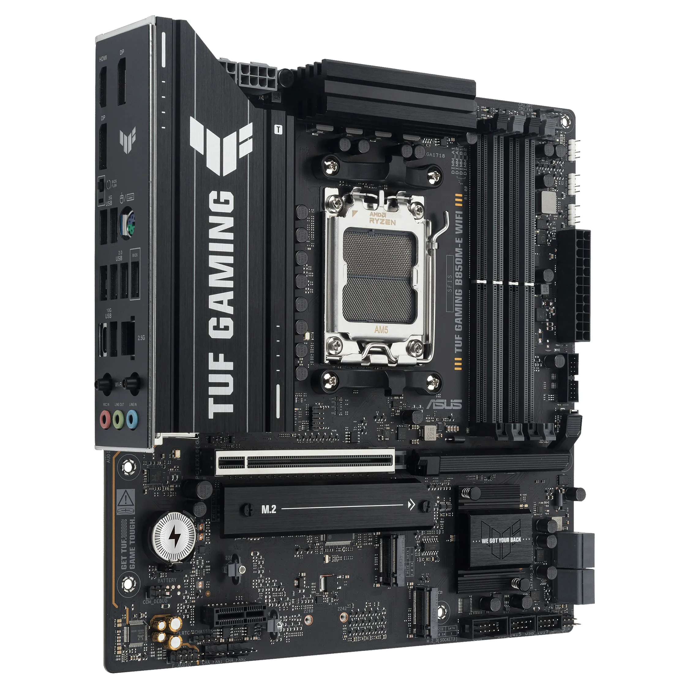 ASUS TUF GAMING B850M E WIFI AMD B850 Sockel AM5 micro ATX PC-Komponenten