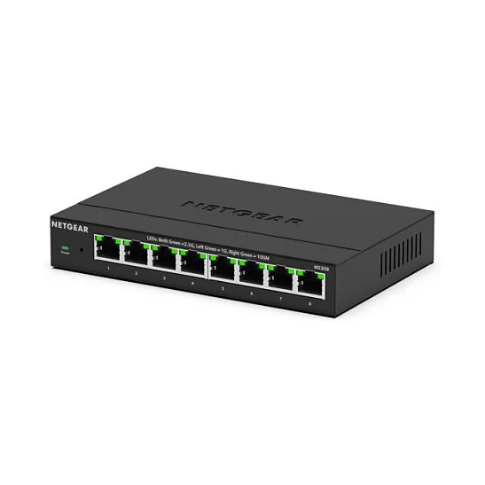 NETGEAR MS308E Unmanaged 2 5G Ethernet  100 1000 2500  Schwarz Switches