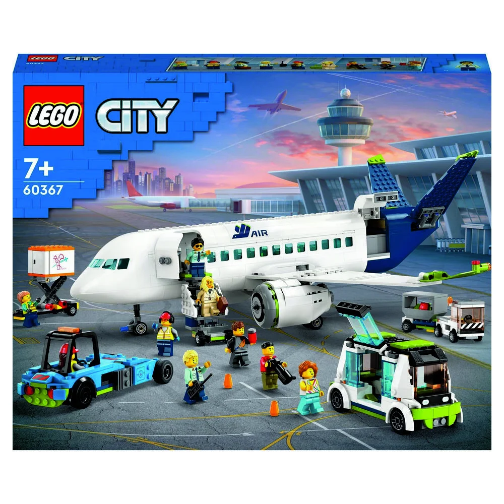 LEGO Bauspielzeug Passagierflugzeug City Spielwaren
