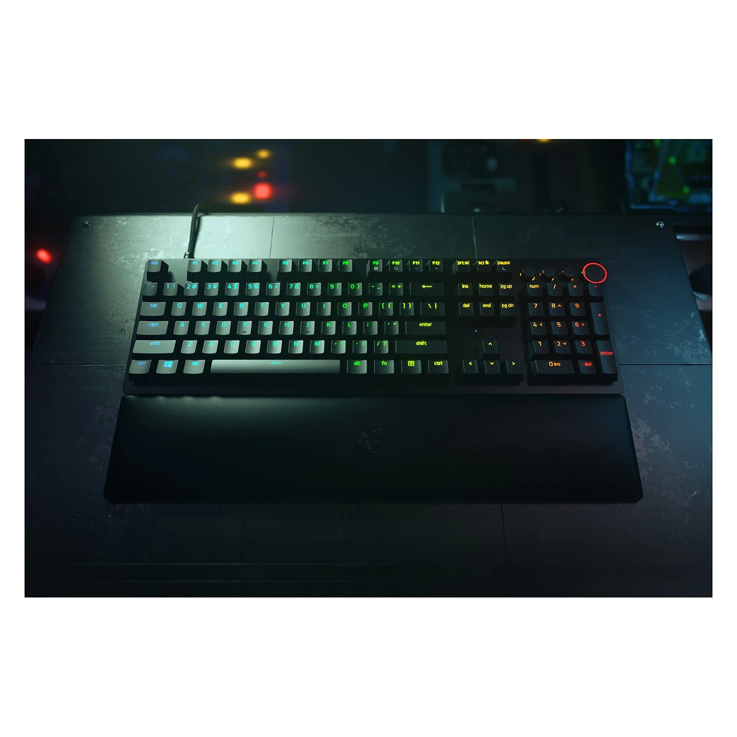 Razer Keyboard Huntsman V2 Gaming  DE  black Full Size On the fly Makro Tastaturen & Maeuse