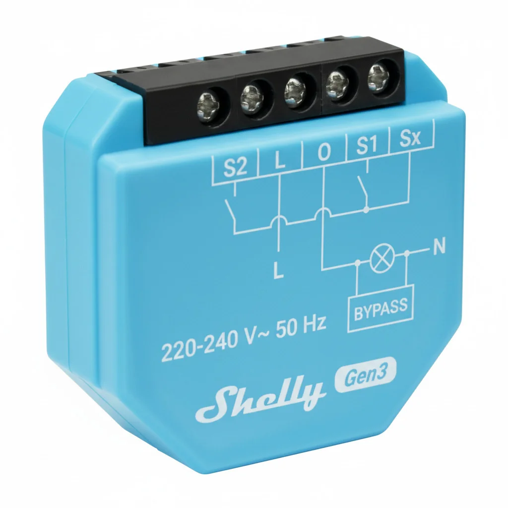 Shelly Relais 2L Gen3 WLAN BT Smart Home Zubehoer