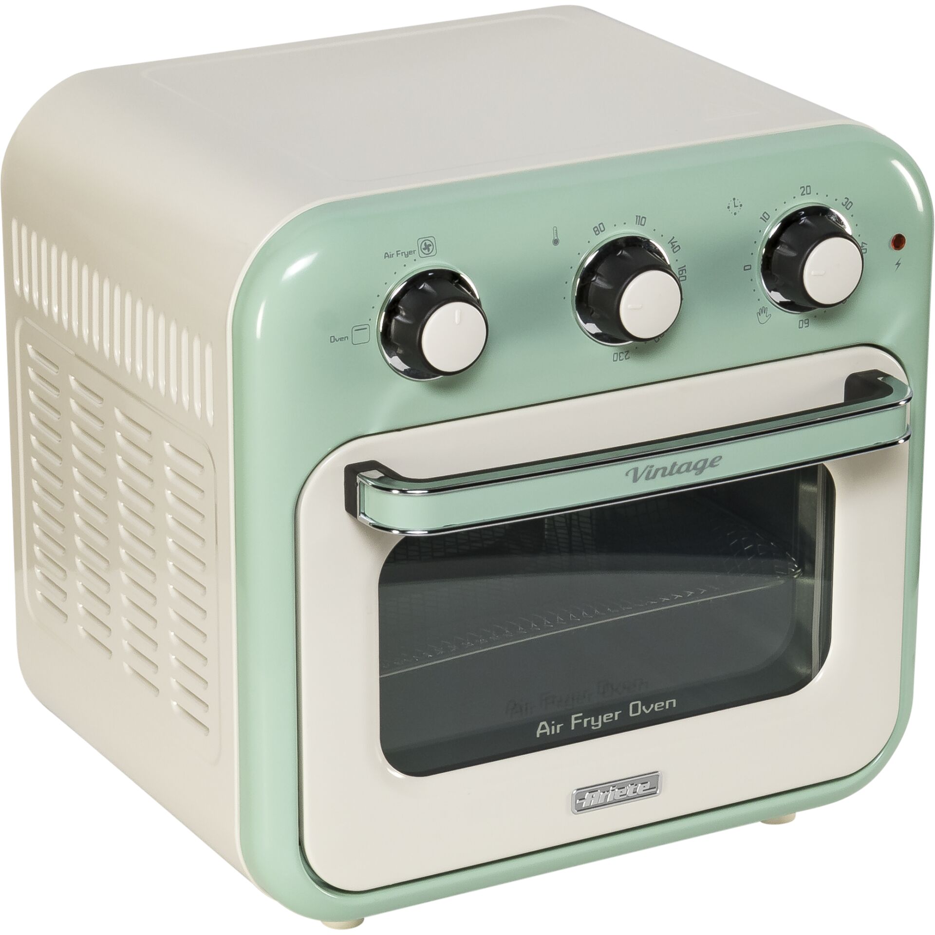 Ariete Vintage Air Fryer Mini  Ofen gruen Fritteusen
