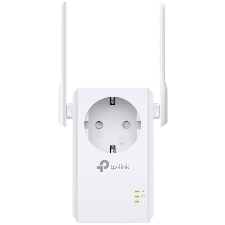 TP Link 300 Mbit s WLAN Repeater mit integrierter Steckdose Repeater Netzwerk