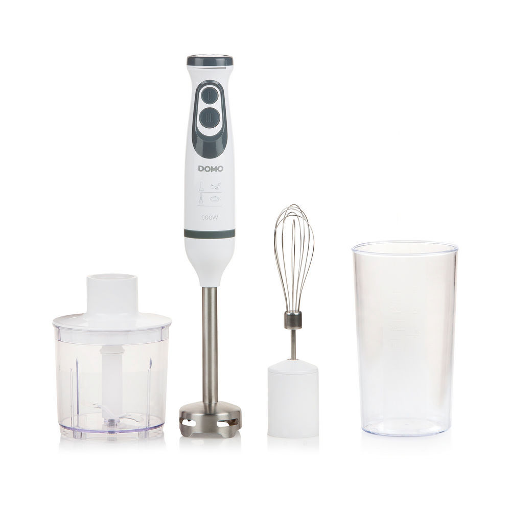 DOMO Stabmixer Set DO1089M  weiss grau Kuechenkleingeraete