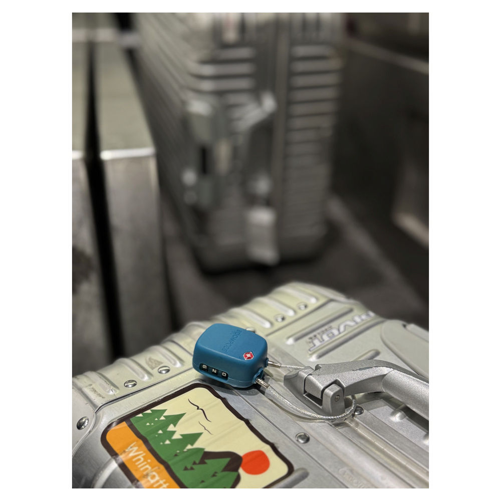 Boompods Boomtag TSA Lock  Blau Handys & Tablets