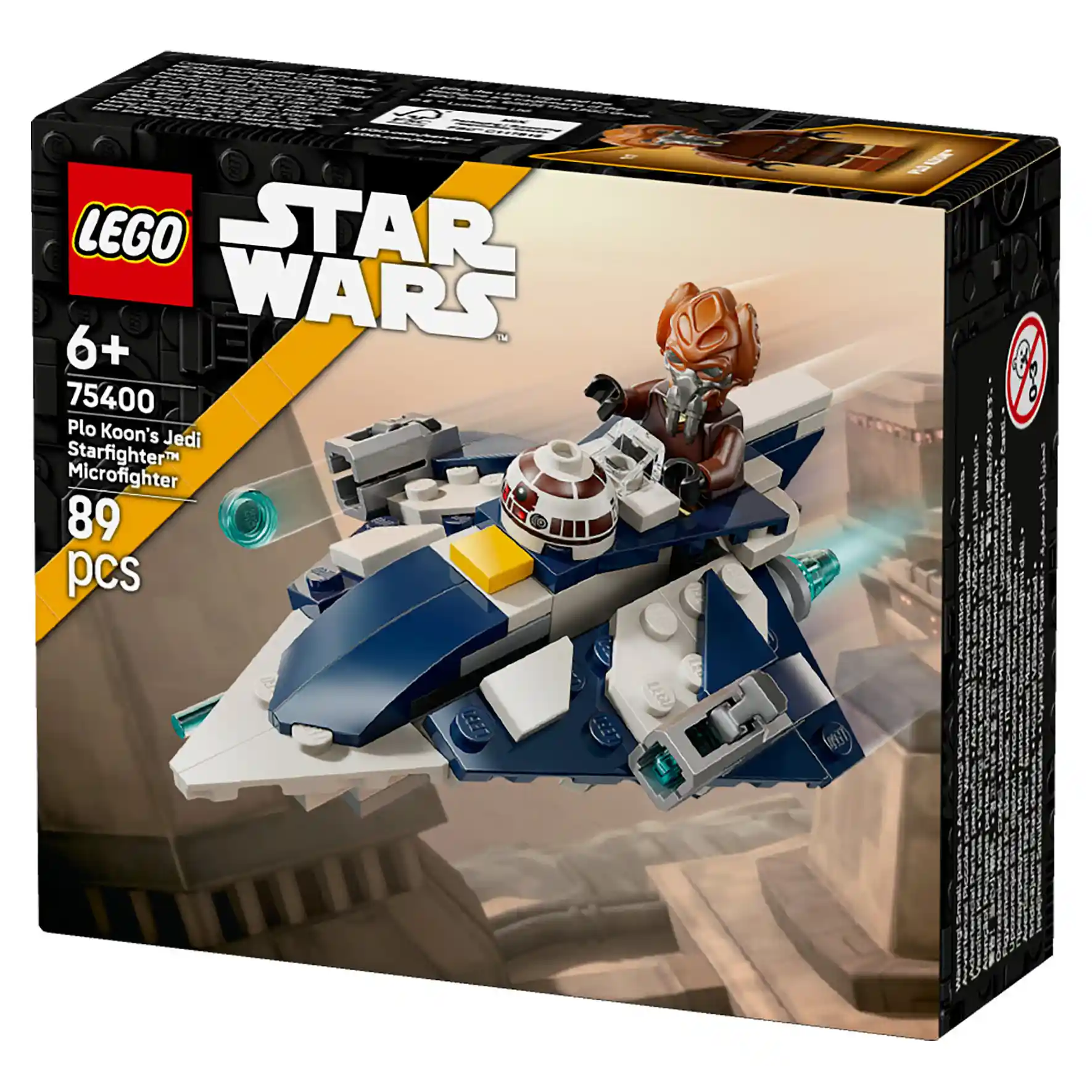 LEGO Star Wars Plo Koons Jedi Starfighter Microfighter 75400 Spielwaren