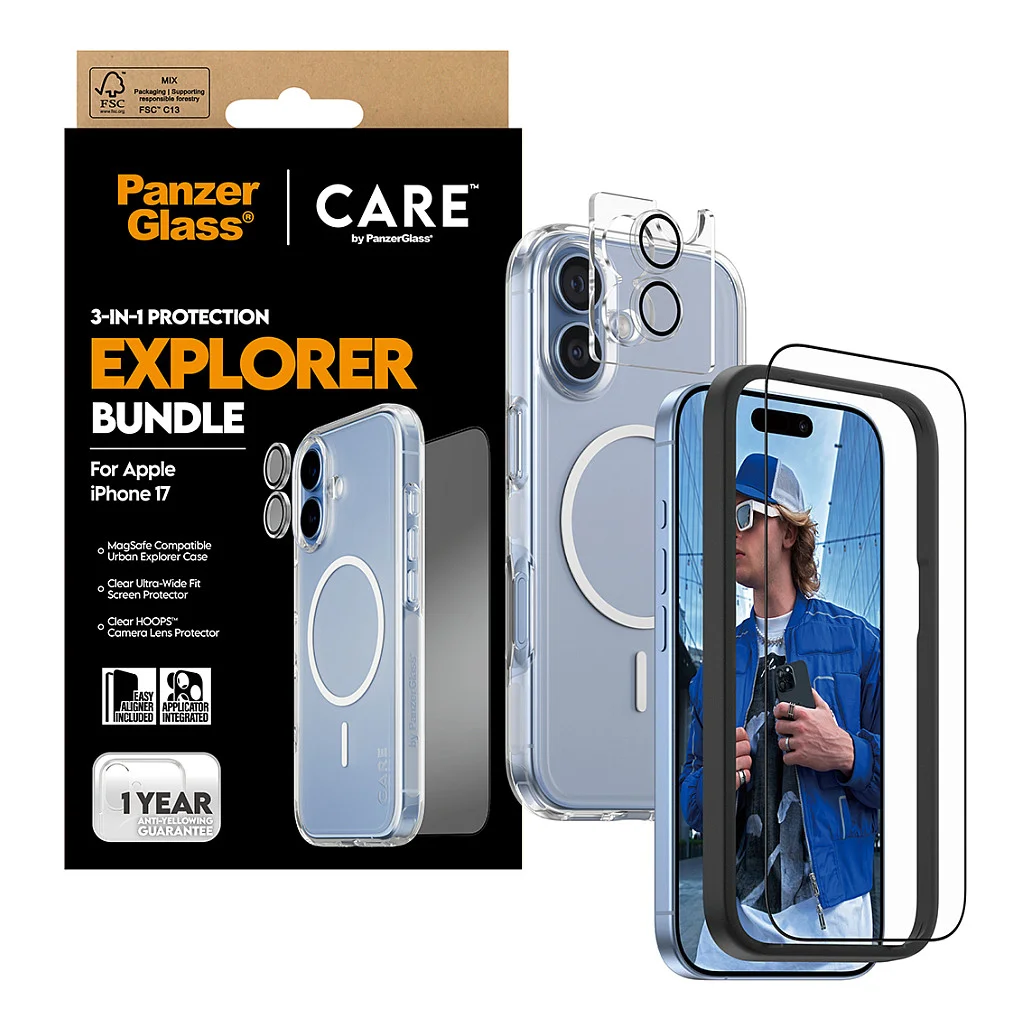 PanzerGlass     CARE by   3 in 1 Explorer Set iPhone 17 Notebook & Tablet Zubehoer