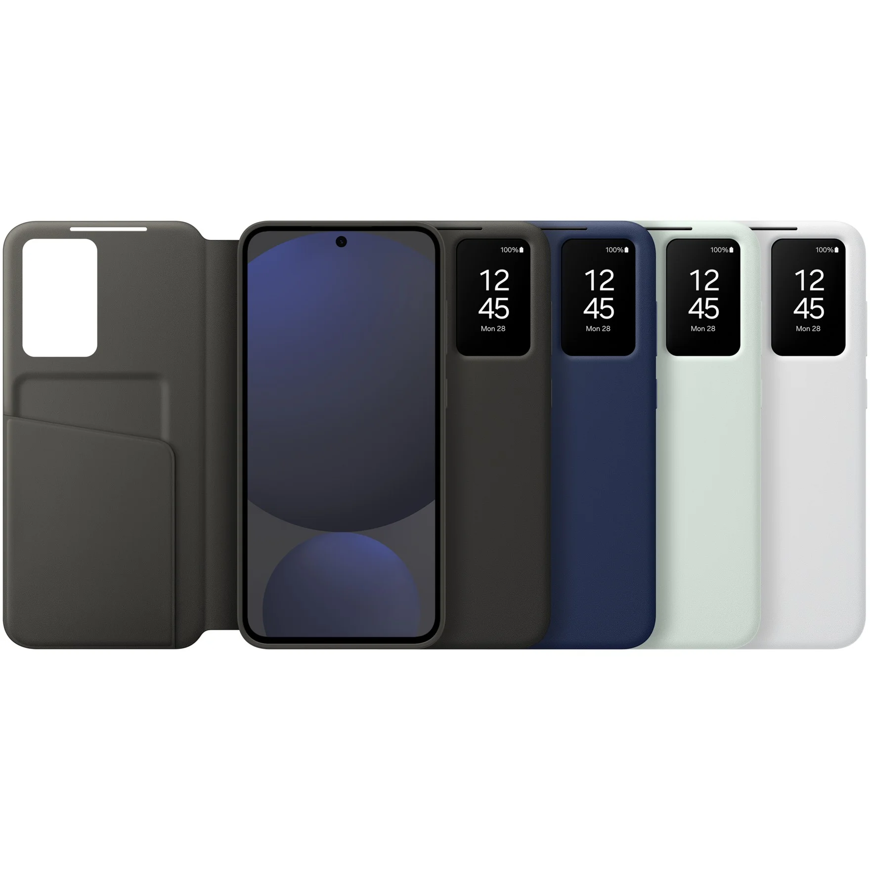 Samsung Smart View Wallet Case EF ZS721 fuer das Galaxy S24 FE Handys & Tablets