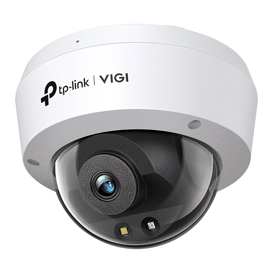 TP Link VIGI 4MP KI Vollfarb Dome Netzwerkkamera  2 8mm Linse Ueberwachungskameras