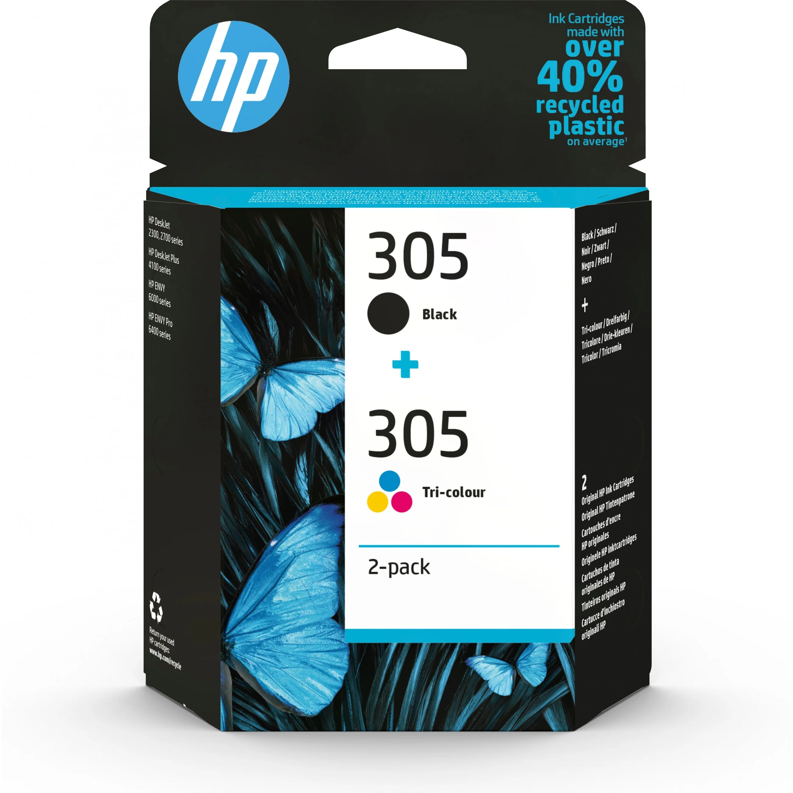 HP Tinte 305 6ZD17AE Multipack  BK C M Y  Drucker & Scanner