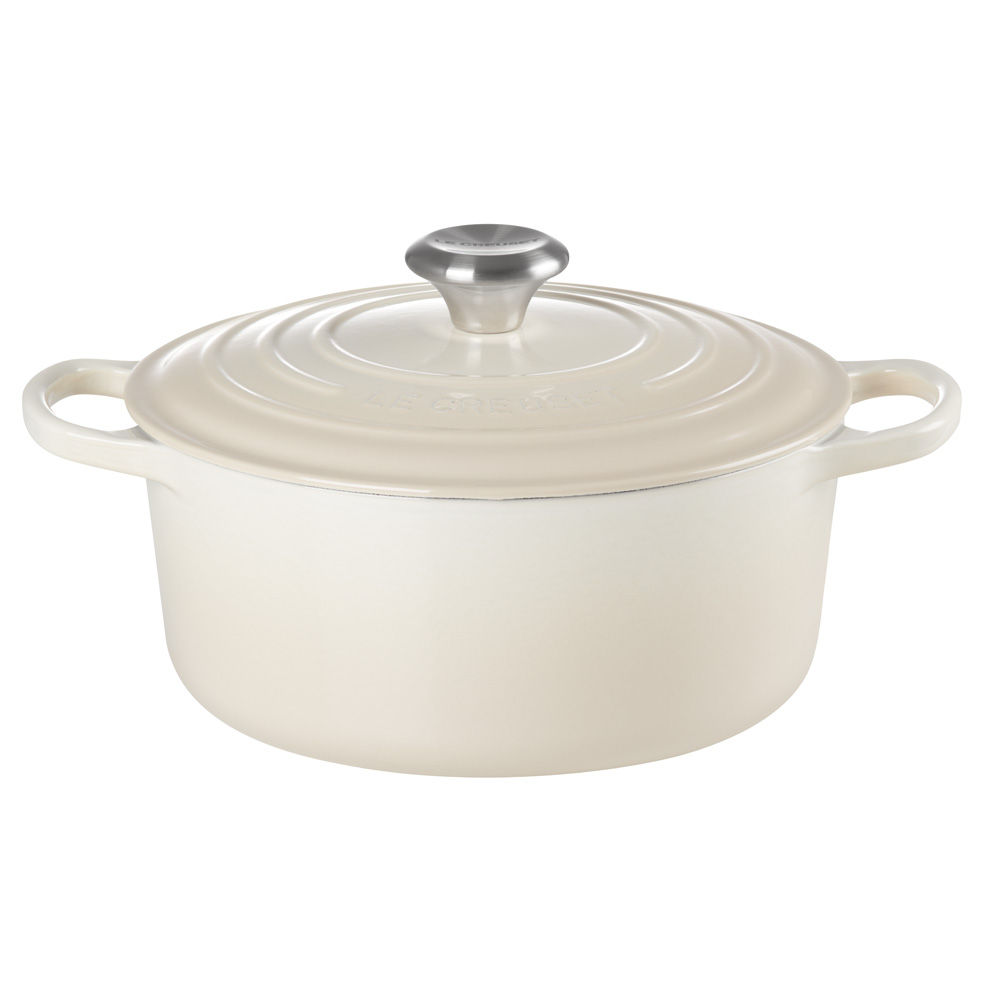 Le Creuset Braeter Signature  rund  22 cm  Meringue Pfannen & Toepfe