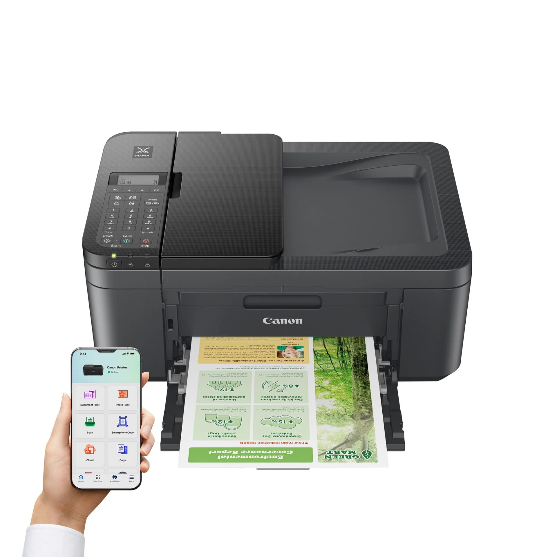 Canon PIXMA TR4755i Tintenstrahl A4 4800 x 1200 DPI WLAN Drucker & Scanner