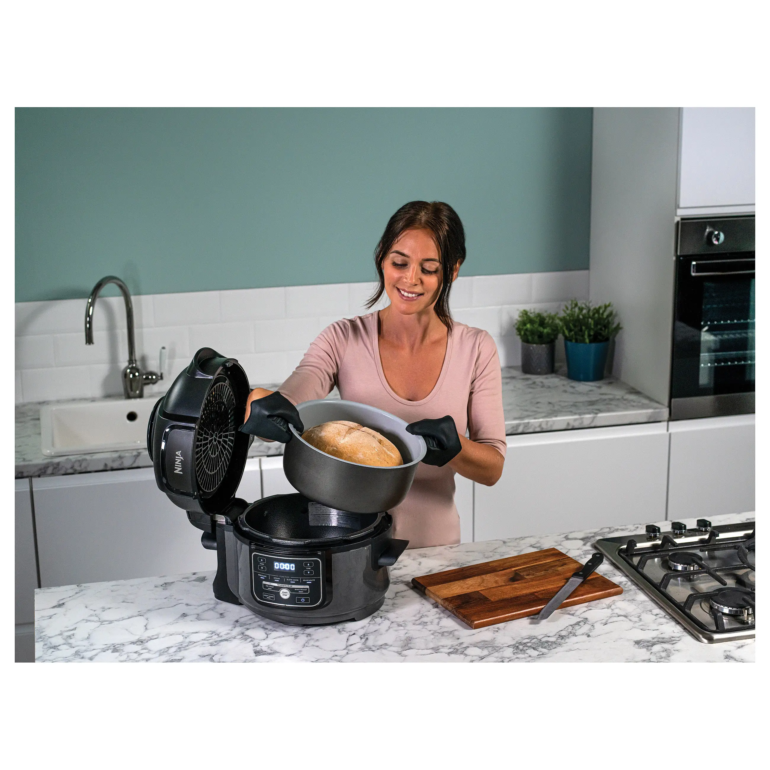 Ninja OP100EU Foodi 6  in 1 Multikocher 4 7L Kuechenkleingeraete