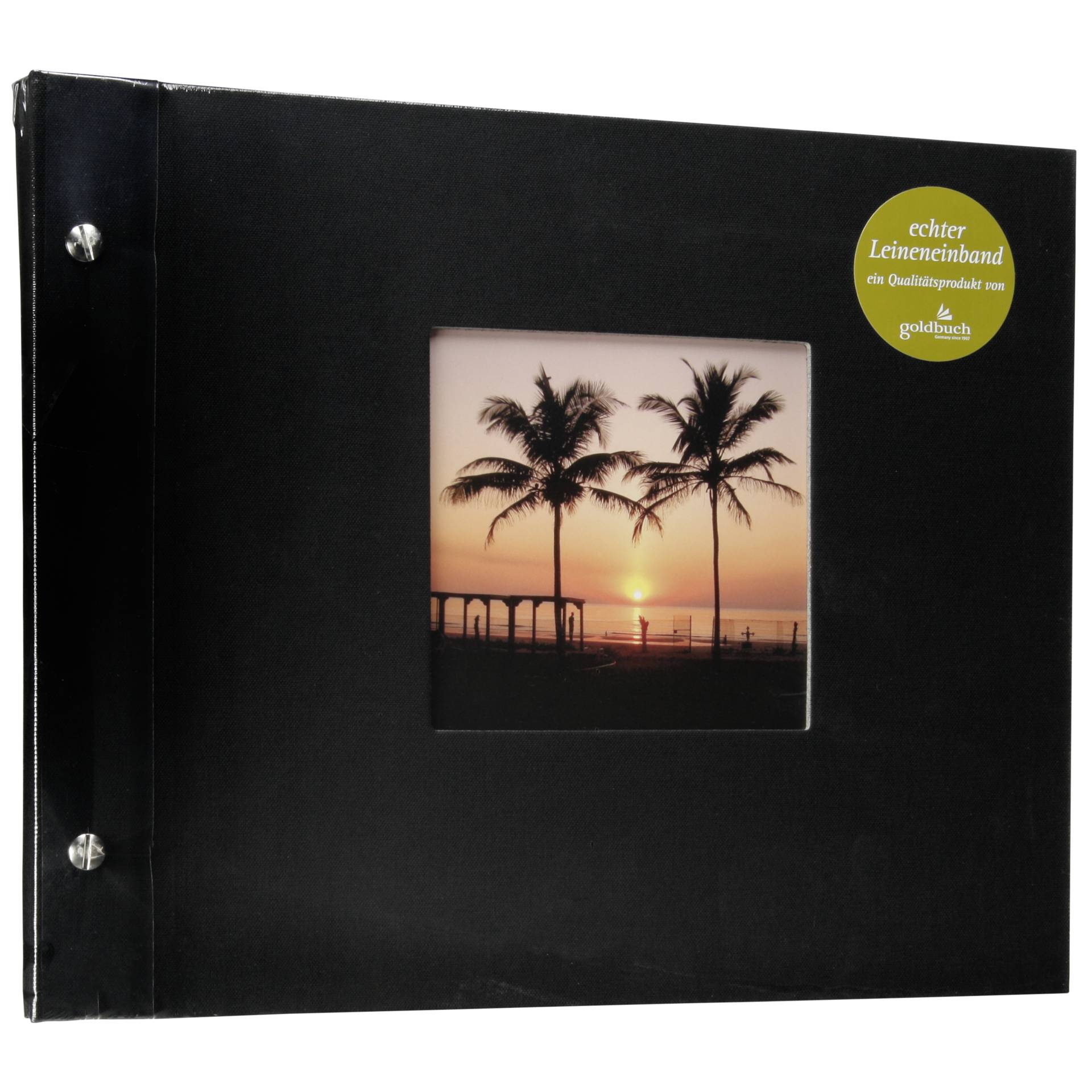 Goldbuch Bella Vista schw  30x25 Schraubalbum 40 schwarze Seiten Kamera & Foto