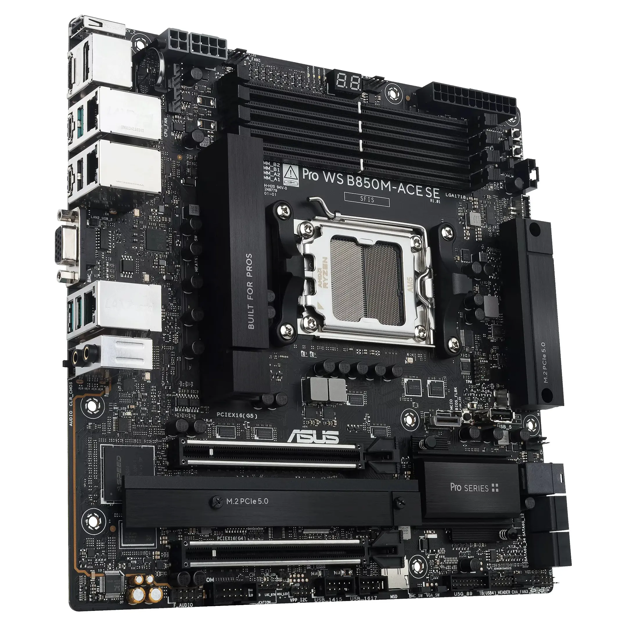 ASUS PRO WS B850M ACE SE AMD B850 Sockel AM5 micro ATX PC-Komponenten