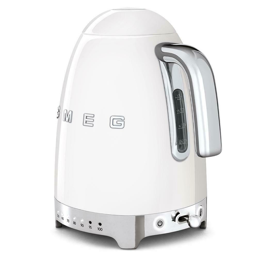 SMEG klf04wheu wasserkocher weiss Kuechenkleingeraete