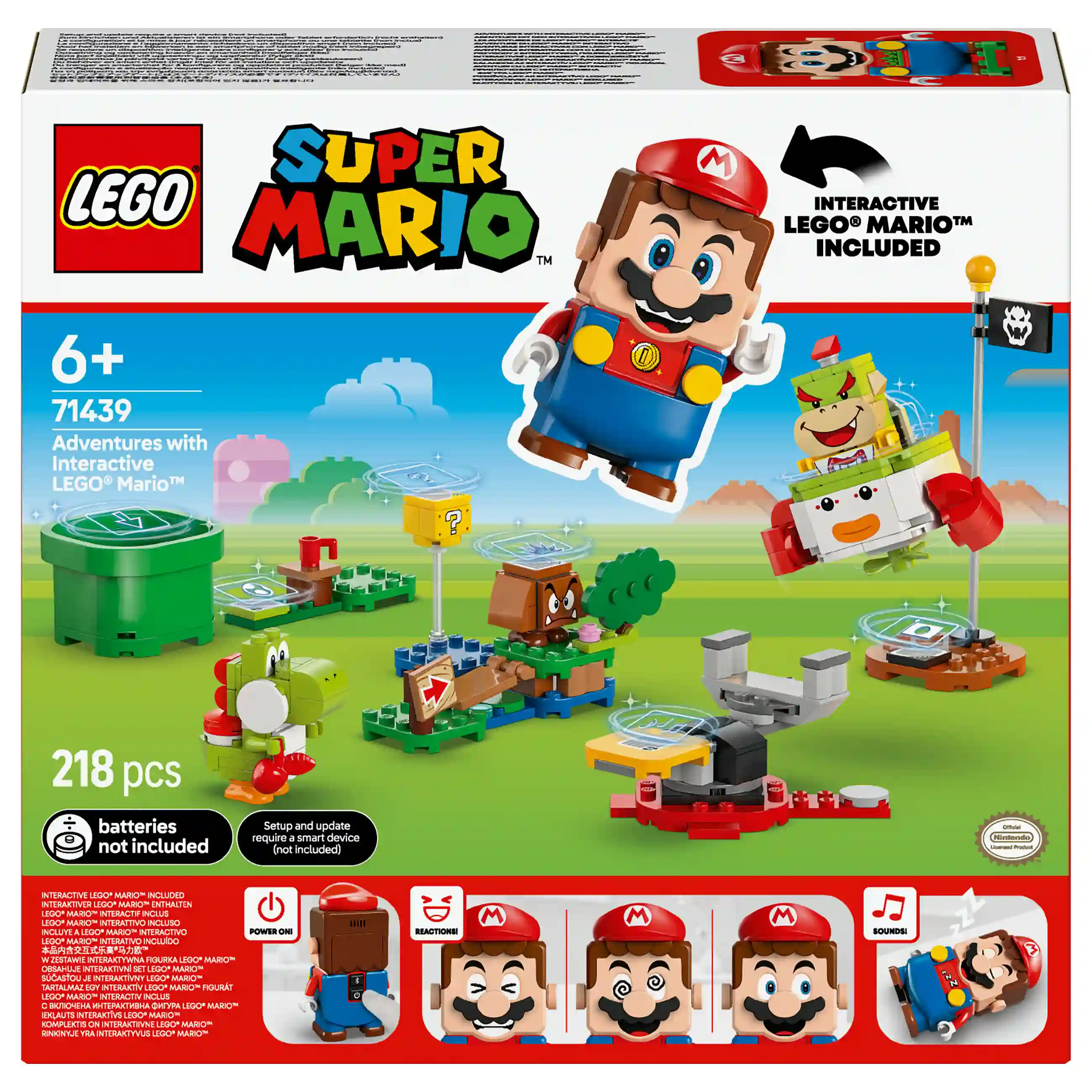 LEGO 71439 Super Mario Abenteuer mit dem interaktiven Mario Spielwaren