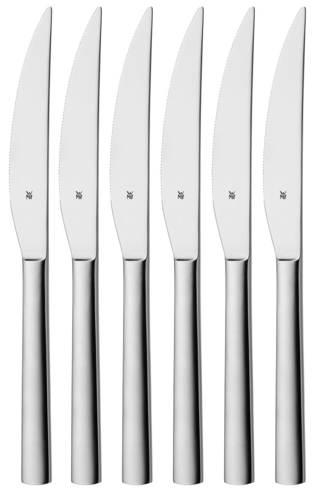 WMF Nuova Steakmesser Set 6 tlg 23cm Besteck & Aufbewahrung