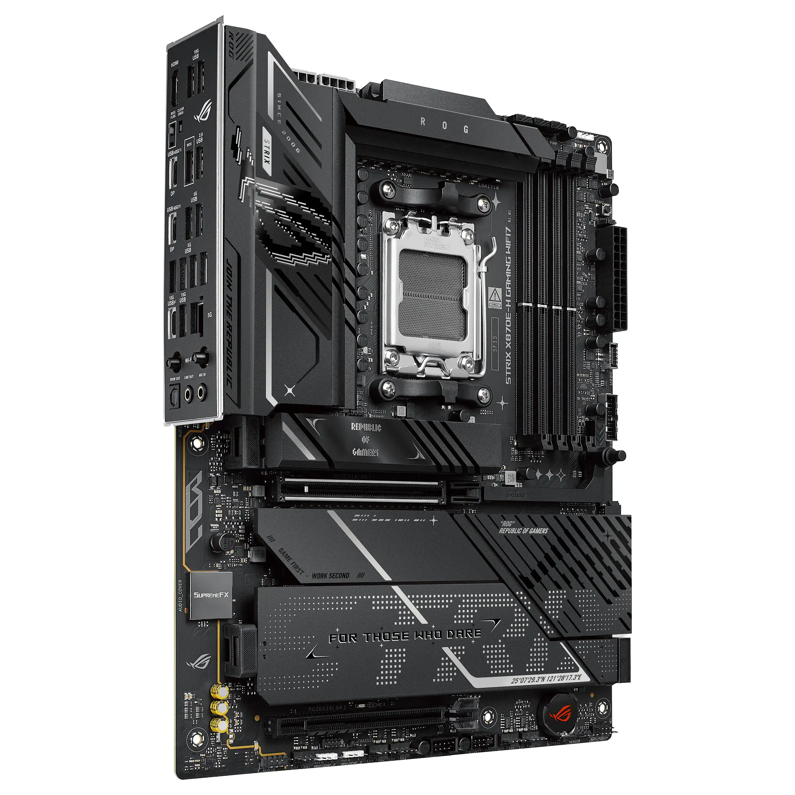 ASUS ROG STRIX X870E H GAMING WIFI7 AMD X870E Sockel AM5 ATX PC-Komponenten