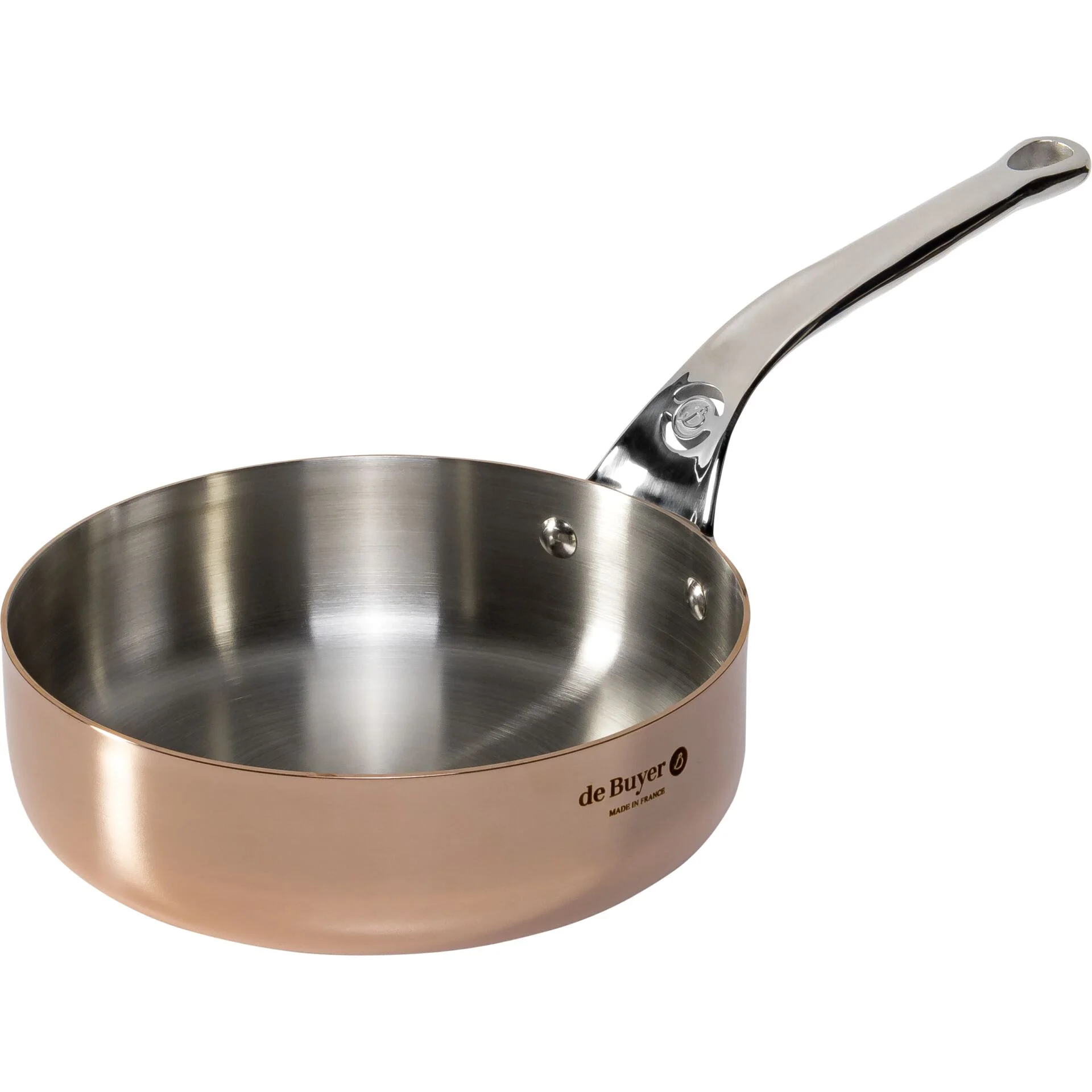De Buyer Prima Matera Sauteuse Kupfer Edels  20cm gerade ind  Pfannen & Toepfe
