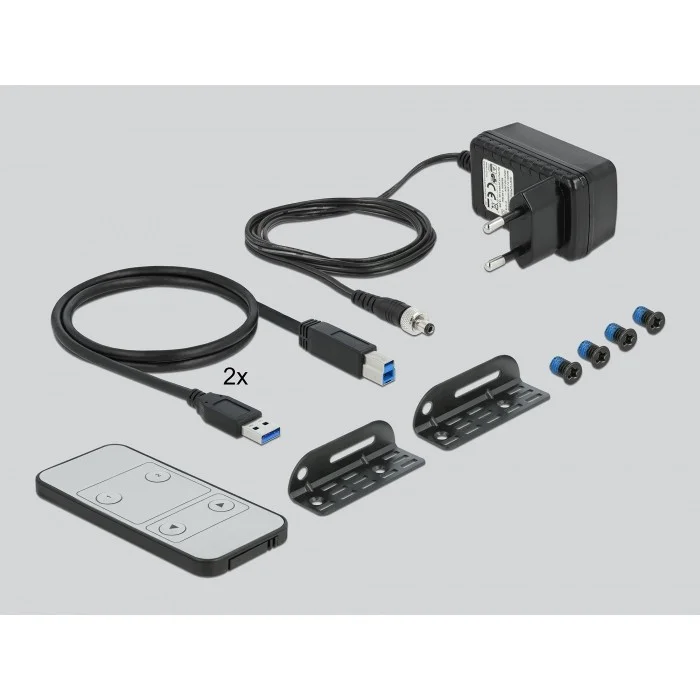 DeLOCK displayport 1 4 kvm switch 8k 30hz mit usb 3 0 und audio PC-Zubehoer