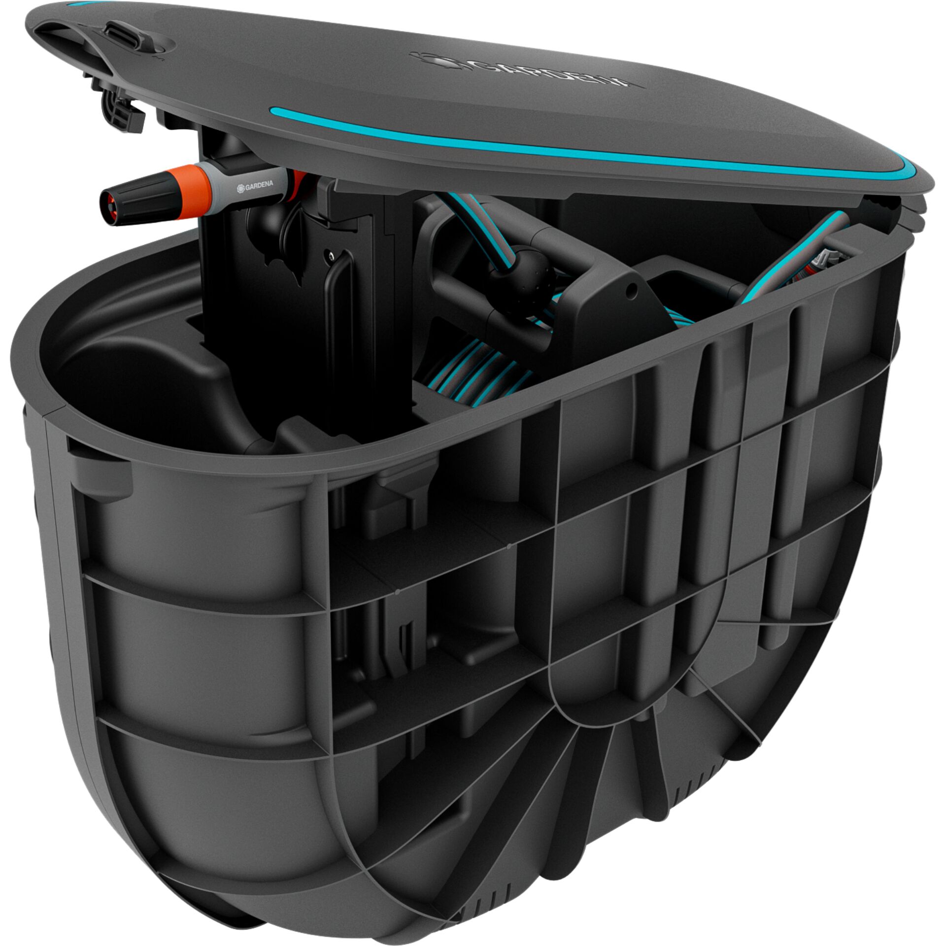 GARDENA undercover schlauchbox rollup m 20 m Sport & Freizeit