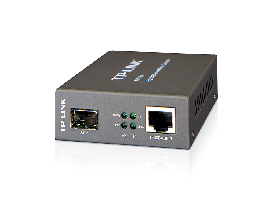 TP Link Gigabit Ethernet Medienkonverter  LC  Multi  Singlemode  Netzwerk