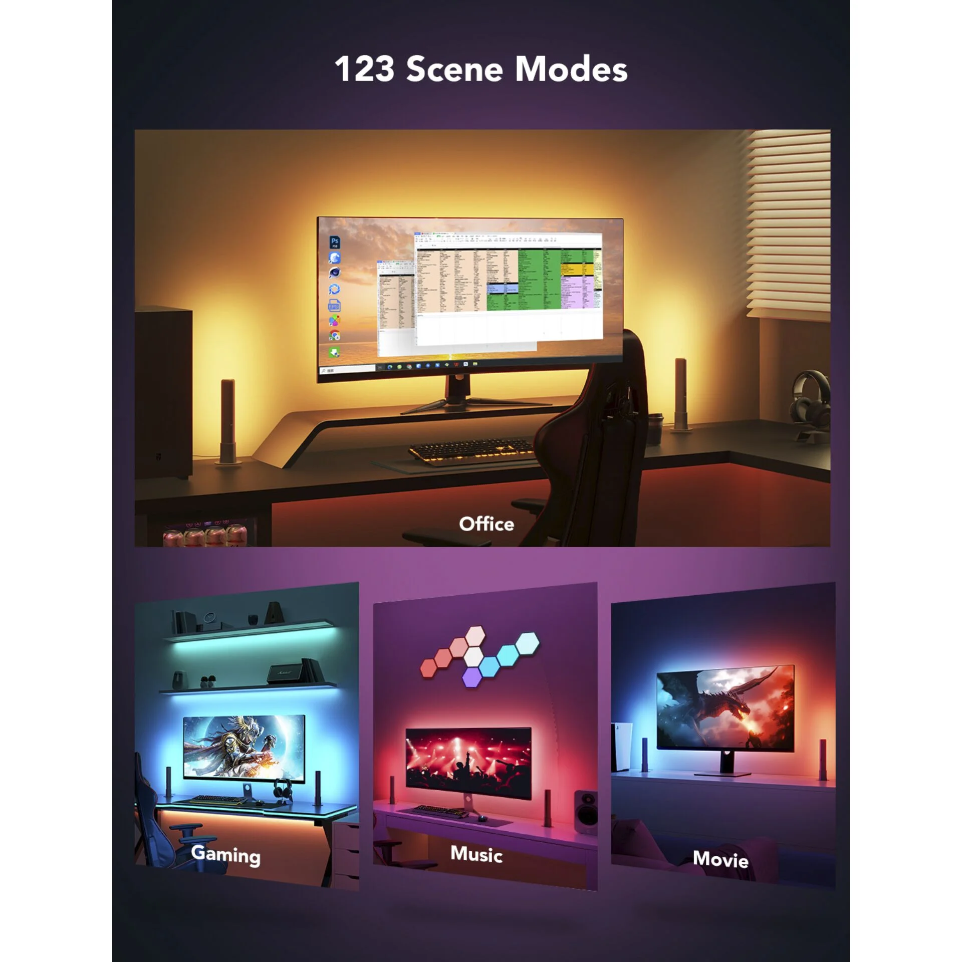 Govee   PC Monitor Pro Kit  for 27 34 inch Monitor  Leuchtmittel & Lampen