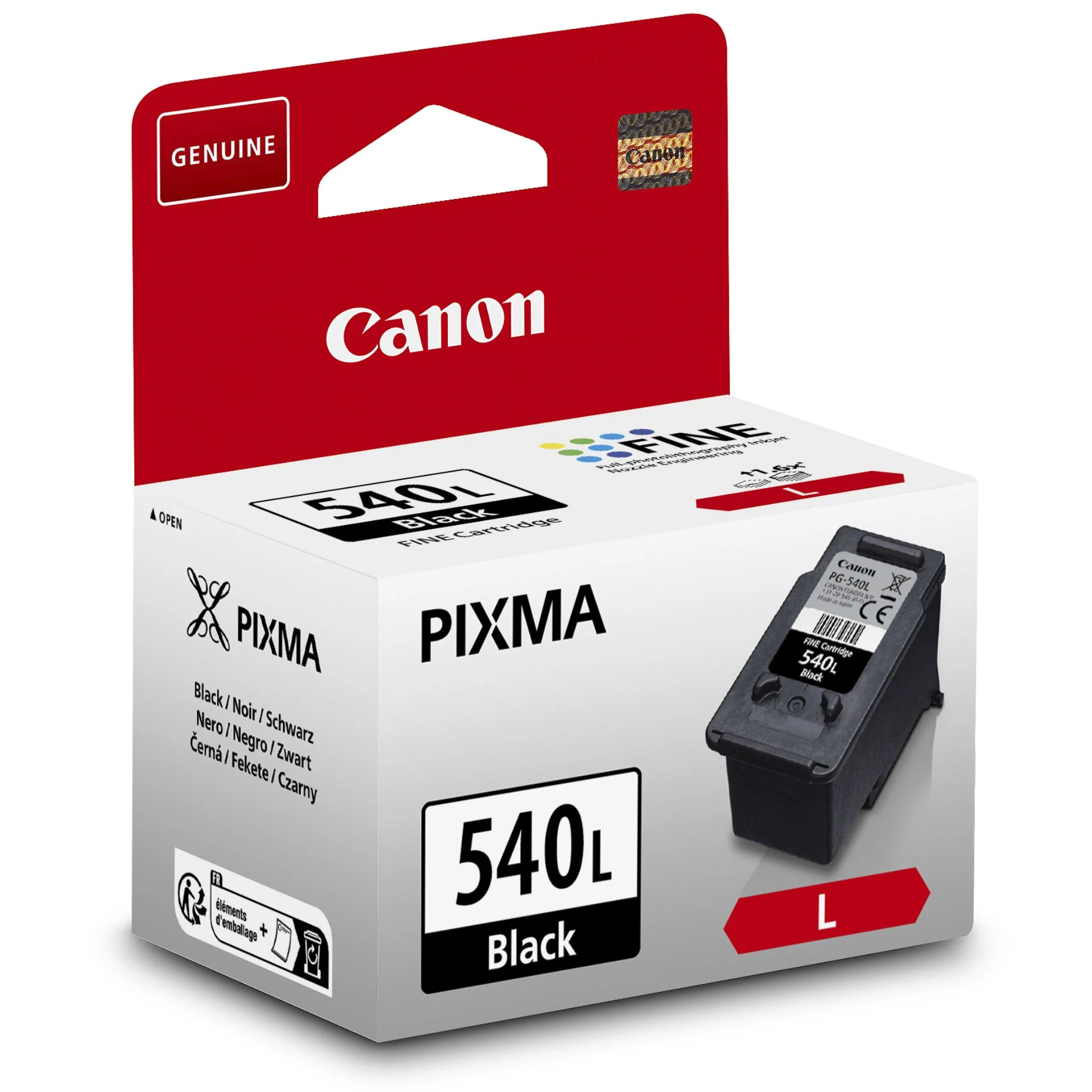 Canon Tinte PG 540L 5224B001 Schwarz bis zu 300 Seiten gemaess ISO IEC 24711 Drucker & Scanner