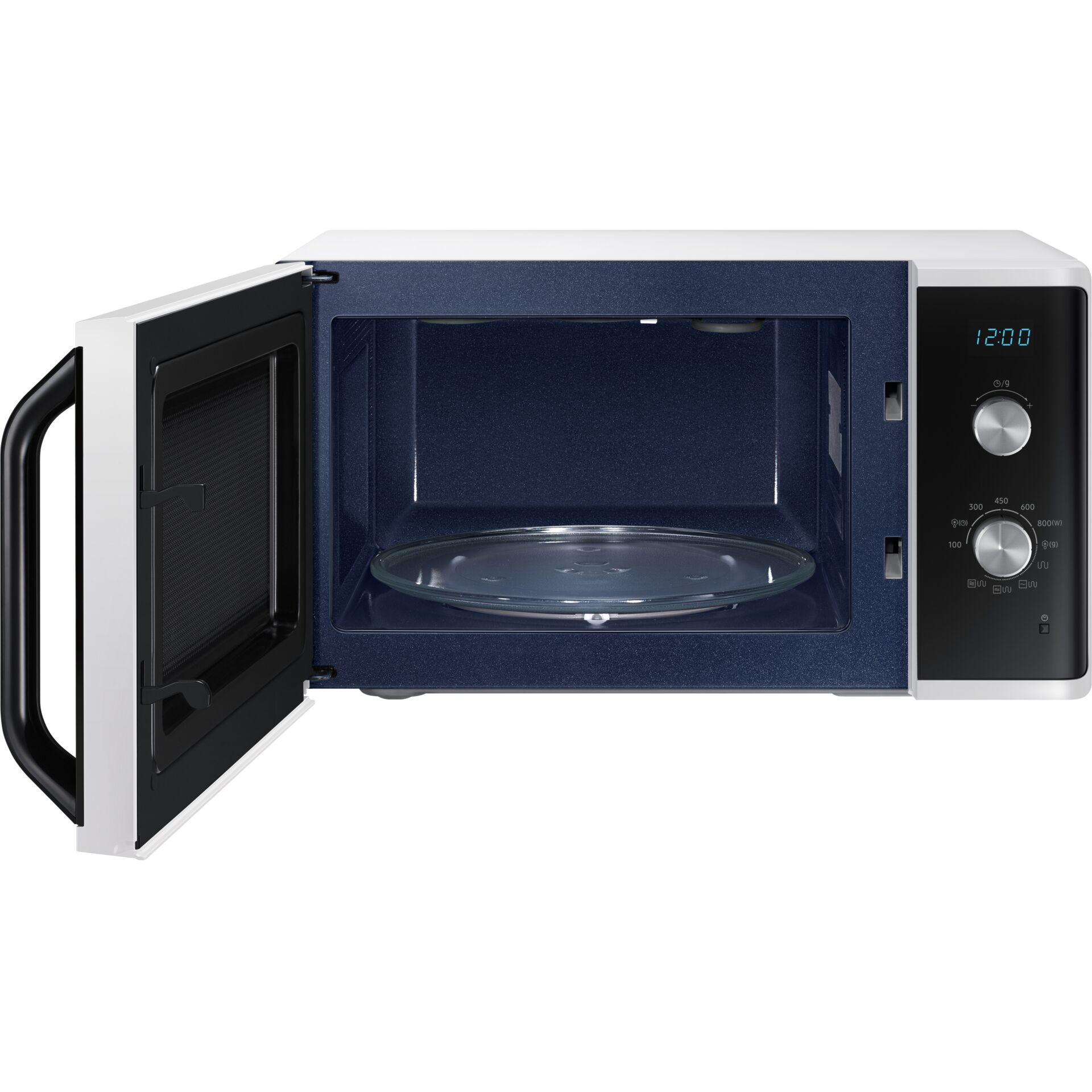 Samsung  hh mikrowelle grill 800w 23liter   mg23k3614aw eg  schwarz  Kuechenkleingeraete