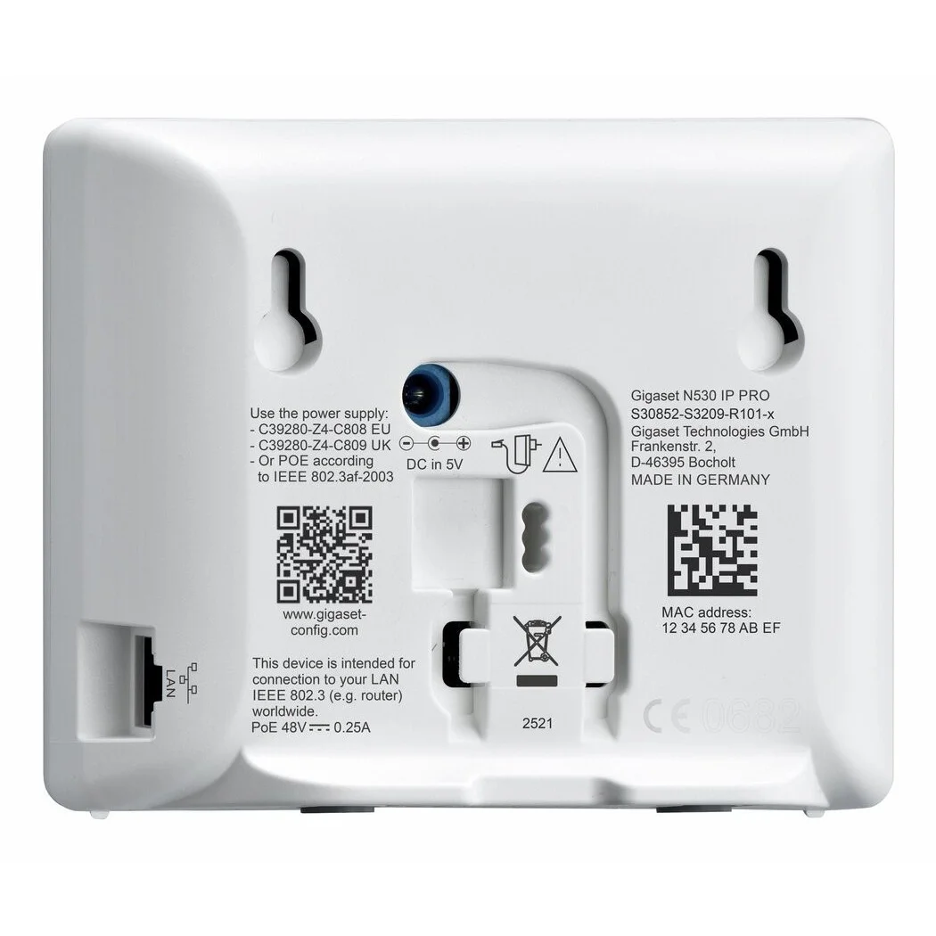Gigaset n530 ip pro dect basisstation Netzwerk