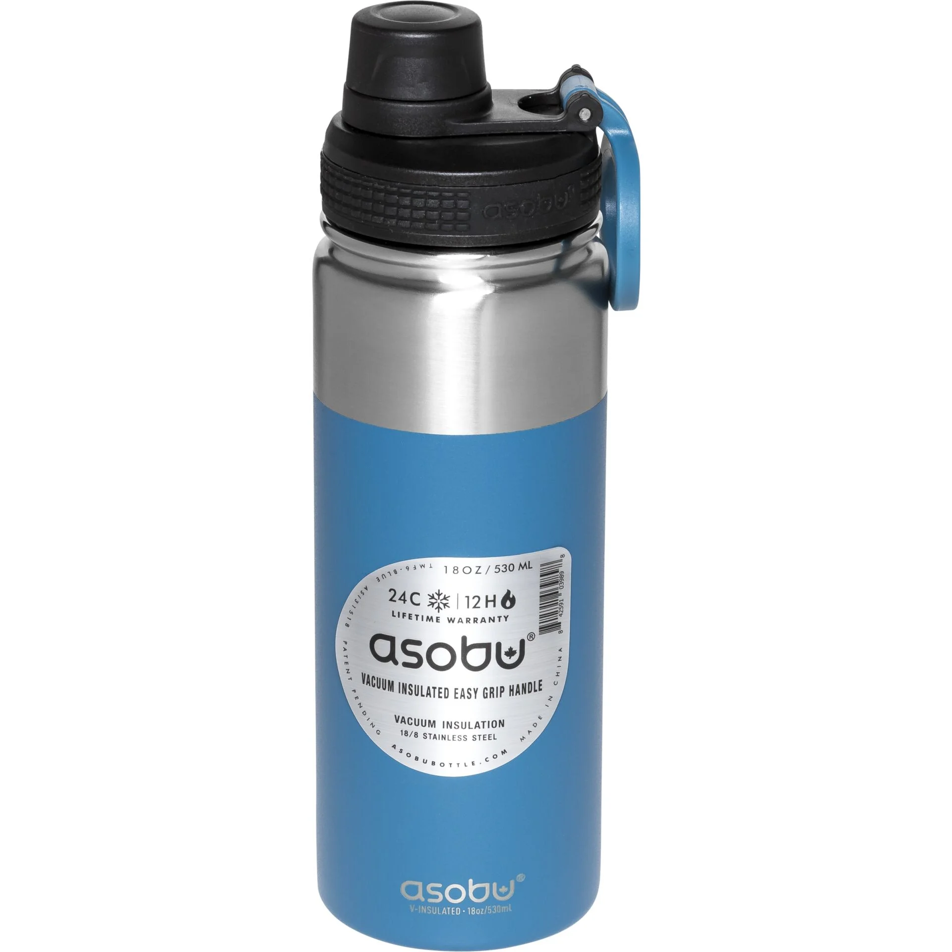 Asobu Alpine Flask Bottle Blau  0 53 L Tee- & Thermoskannen