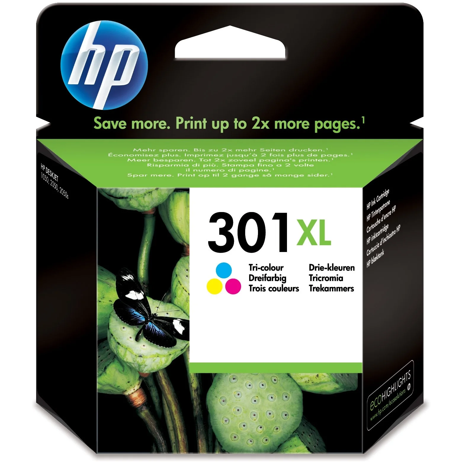 HP 301XL Cyan Magenta Gelb Original Druckerpatrone mit hoher Reichweite Drucker & Scanner