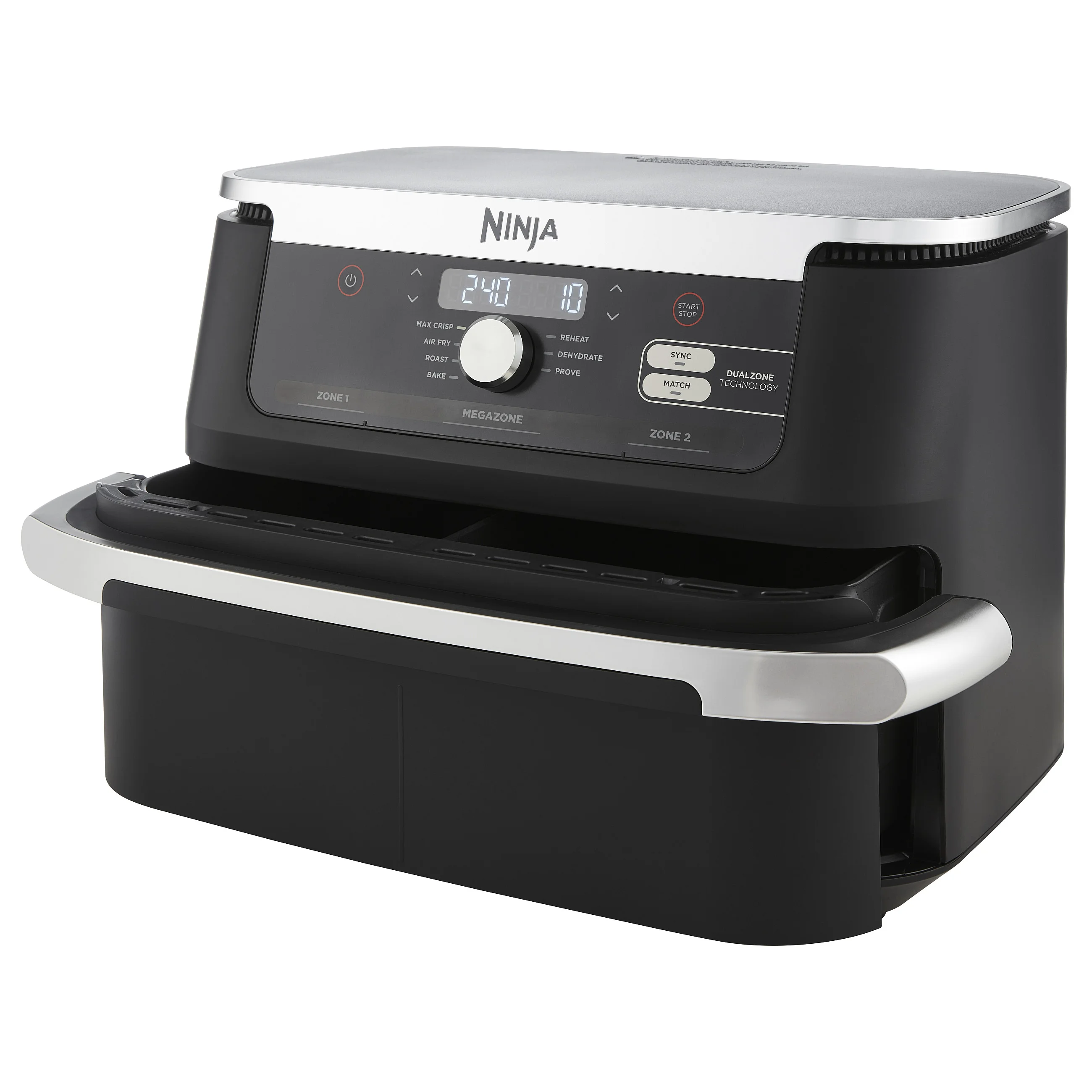 Ninja Foodi Flex Drawer Dual Zone AF500EU Heissluftfritteuse Kuechenkleingeraete Fritteusen