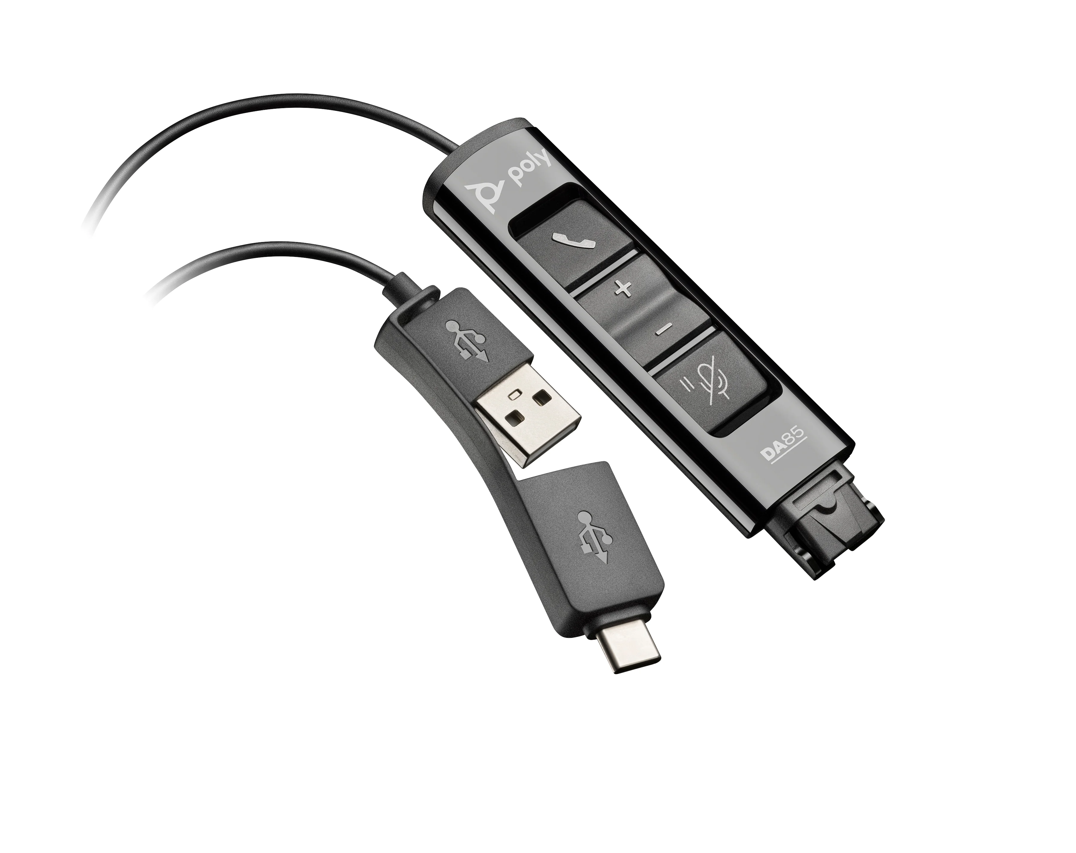 HP Poly DA85 USB zu QD Adapter TAA PC-Zubehoer