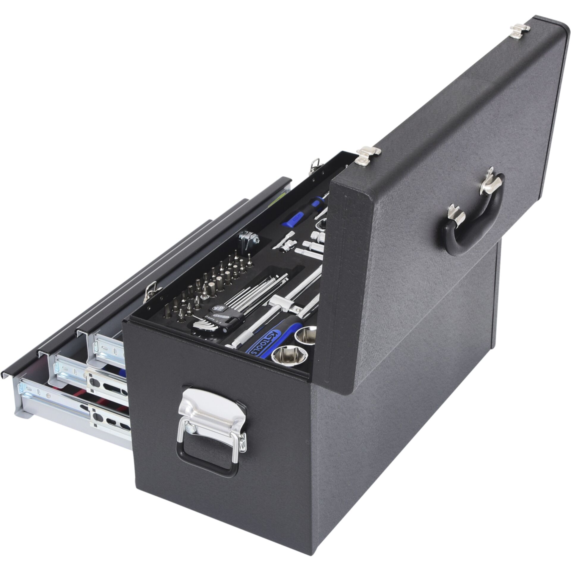 KS Tools 1 4  1 2 CHROMEplus Universal Werkzeug Satz  99 tlg Werkzeugsets