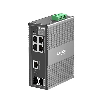 TP Link Omada IES206G Netzwerk Switch Managed Gigabit Ethernet  10 100 1000  Schwarz Switches