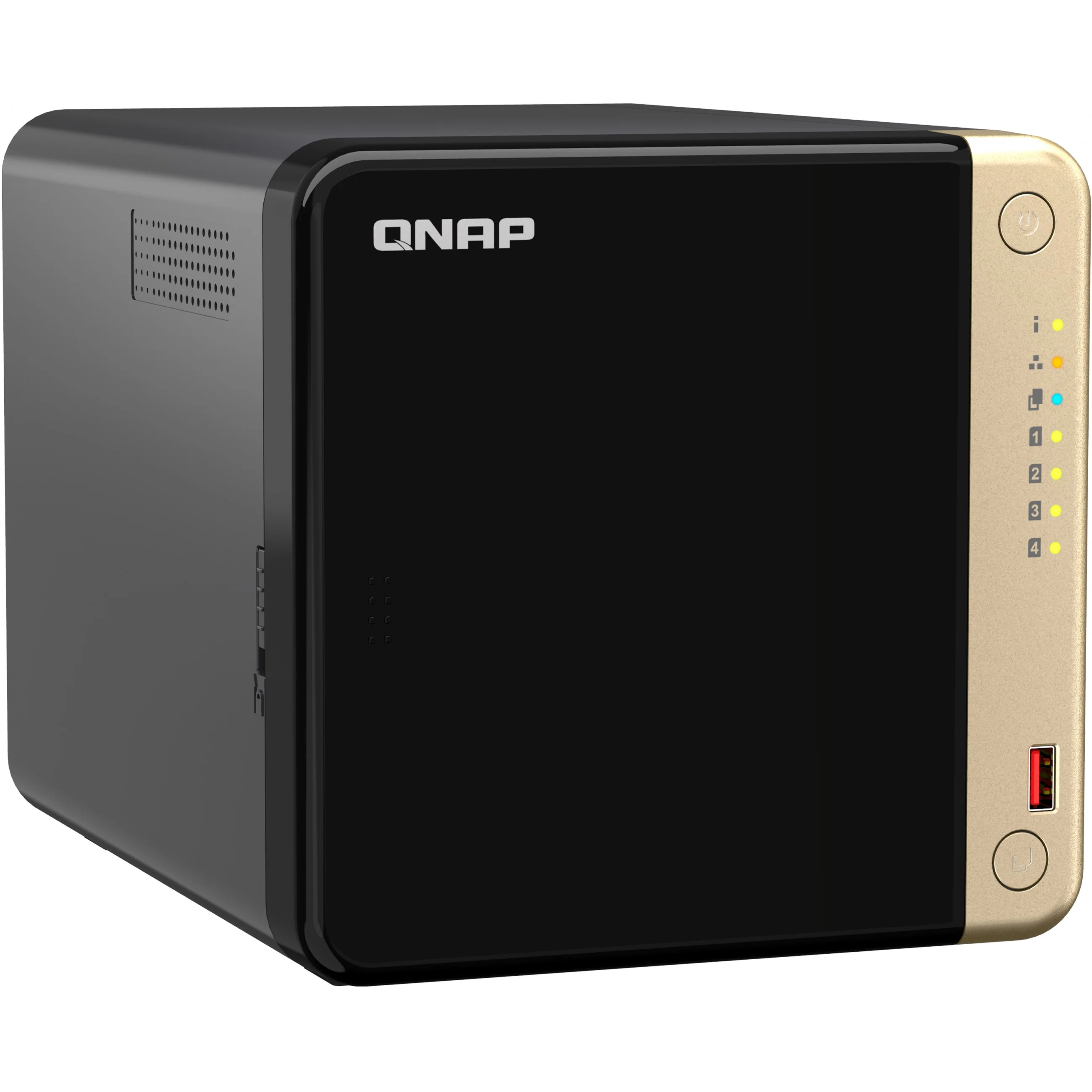 QNAP TS 464 NAS Tower Intel  Celeron  N5095 8 GB DDR4 0 TB QNAP QTS Schwarz Netzwerk