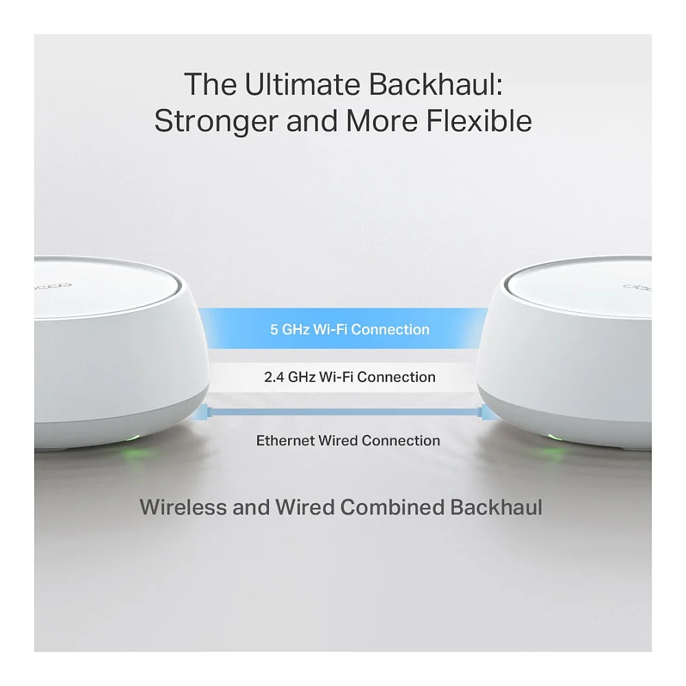 TP Link DECO BE22 Dual Band  2 4 GHz 5 GHz  Wi Fi 7  802 11be  Weiss 2 Intern Access Points