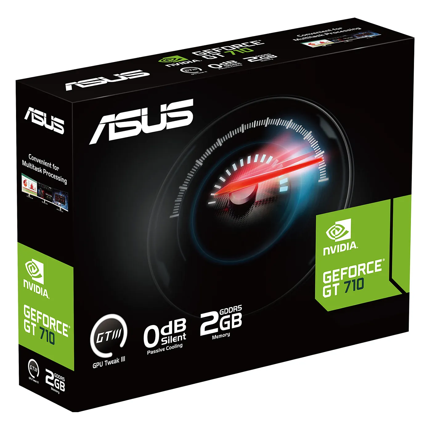 ASUS gt710 2gb  evo lp passiv ddr3 PC-Zubehoer